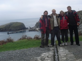 The Lista Light crew at Lundy.