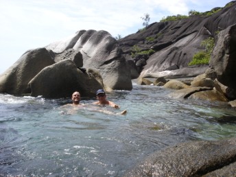 Cooling off.