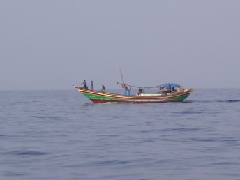 A local fishing boat.