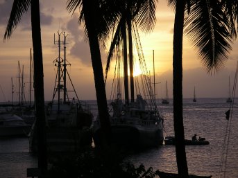 Bequia at sundown