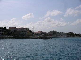 Karel's bar at the sea front, Bonaire