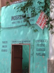 A colourful shop in Cape Verde