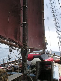 A rare event - sailing to windward