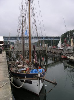 Moored in Douarnenez river