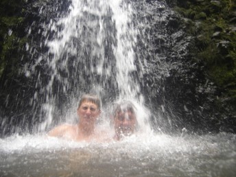 Jack and Cees under the water