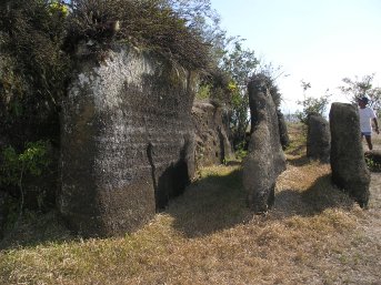 Rock formations near the pirate caves