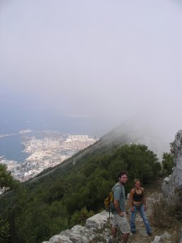 Cloud blowing over the top of Gibraltar