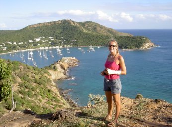 Overlooking Lista Light in the harbour