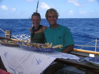 Rob and Merryn together for a year!