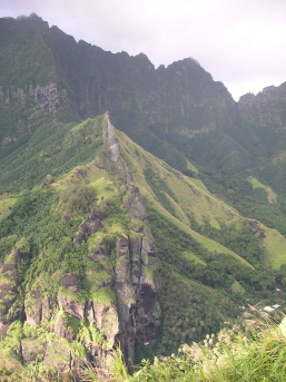 View on the way back down