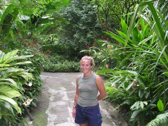 Merryn in the gardens