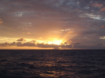 Picture NZ dark sunset