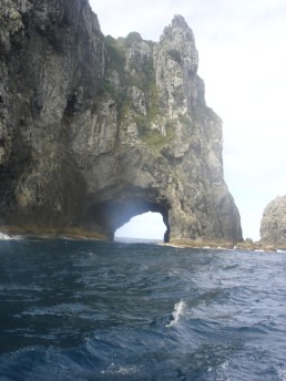 Hole in the rock.
