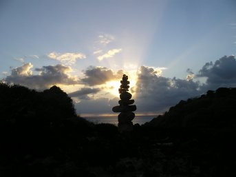 Picture Petit Nevis Stones Sun