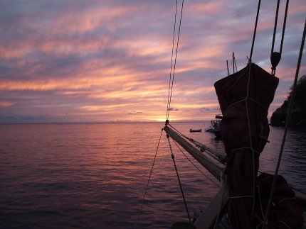 Sunset, Soufriere