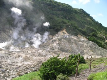 The sulphur volcano