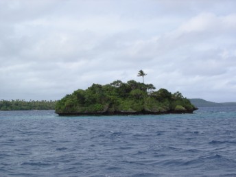 A typical small islet in the Vava'u group