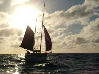 Lista Light approaching Vavau group, Tonga