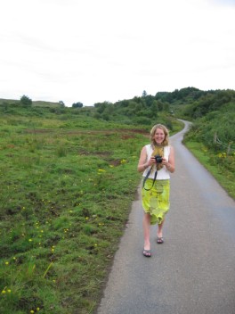 The road across Eigg