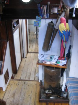 Inside the galley