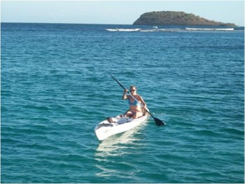 Aboard the Kayak