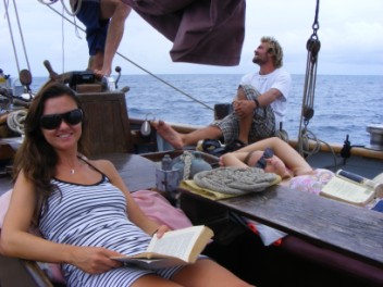 Emily, sailing to St Lucia