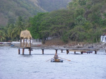 The commute to the Captain Jack Sparrow Pontoon