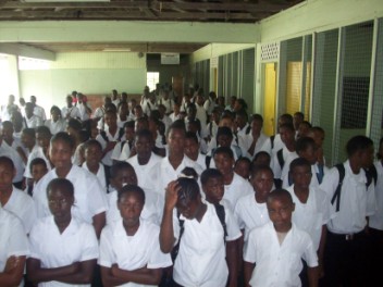 Presentation, Bequia school