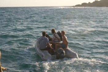 Jake, Dave and I, off to survey Battowia.