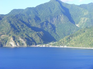 Dominica's SW coastline