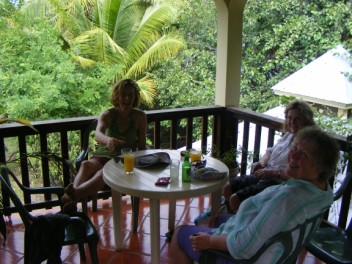 Mum, Sue and I, Tyrrel Bay Yacht Club