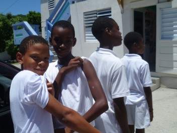 Schoolboys branded with our Tropicbird tattoos